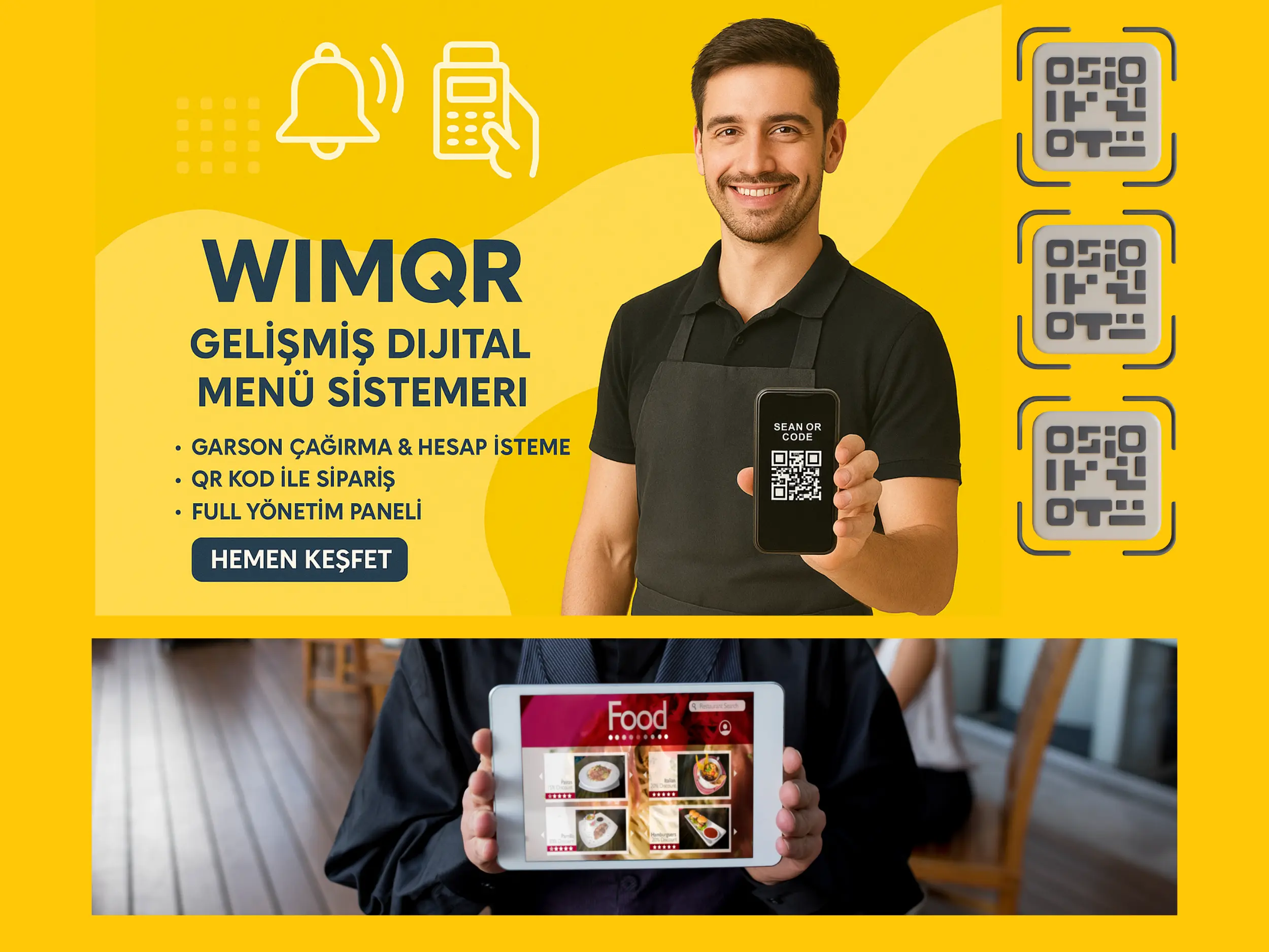 WimQR Dijital Menü